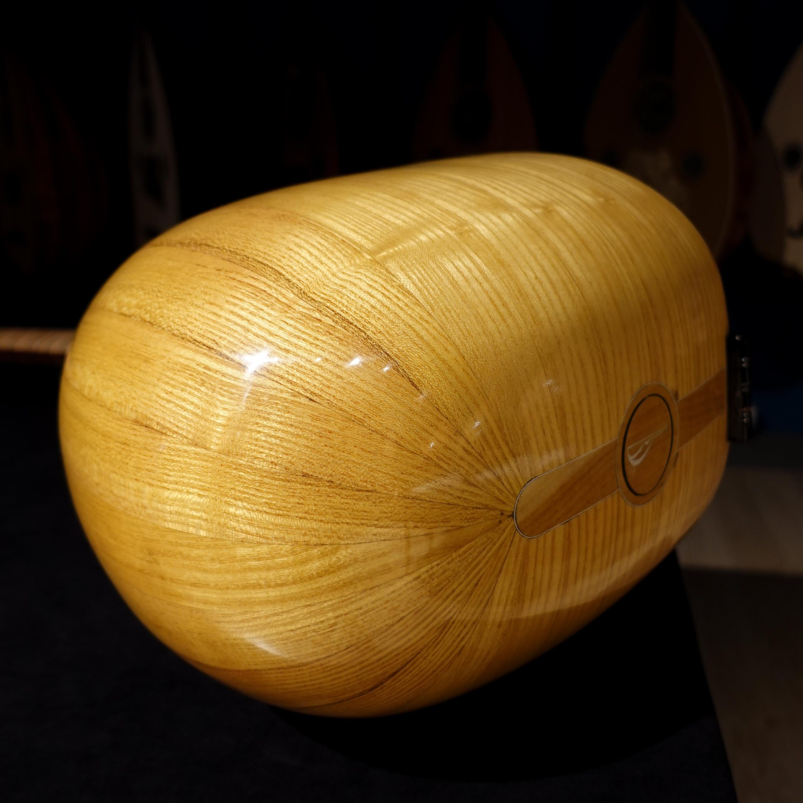 46 cm Yaprak Dut Tekneli Divan Bağlama - 0153 - Görsel 4