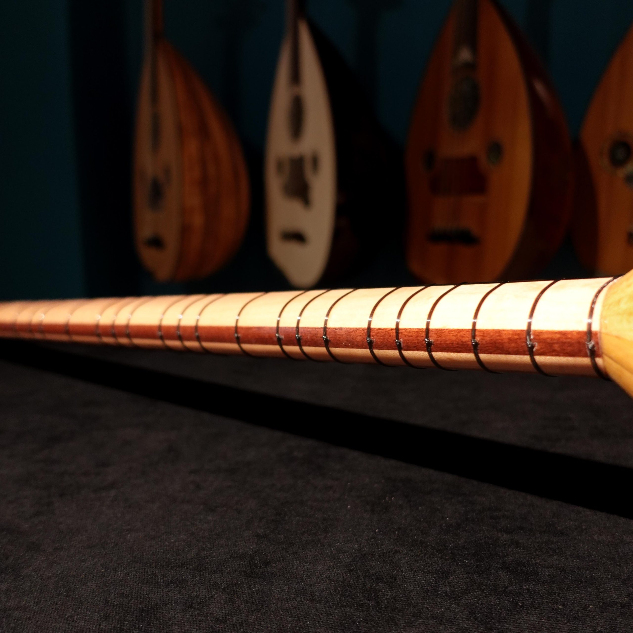 46 cm Yaprak Dut Tekneli Divan Bağlama - 0153 - Görsel 5