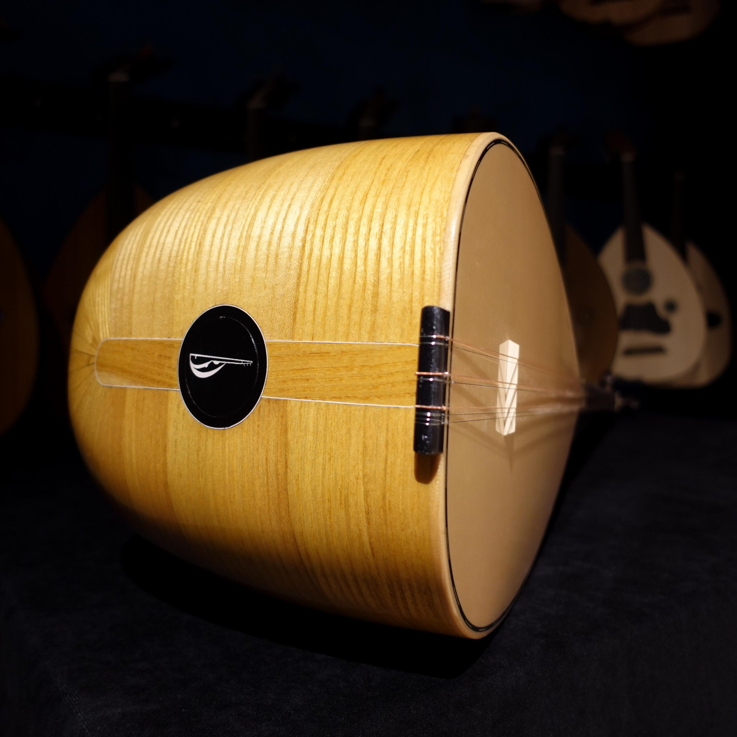 45 cm Yaprak Dut Tekneli Divan Bağlama - 0152