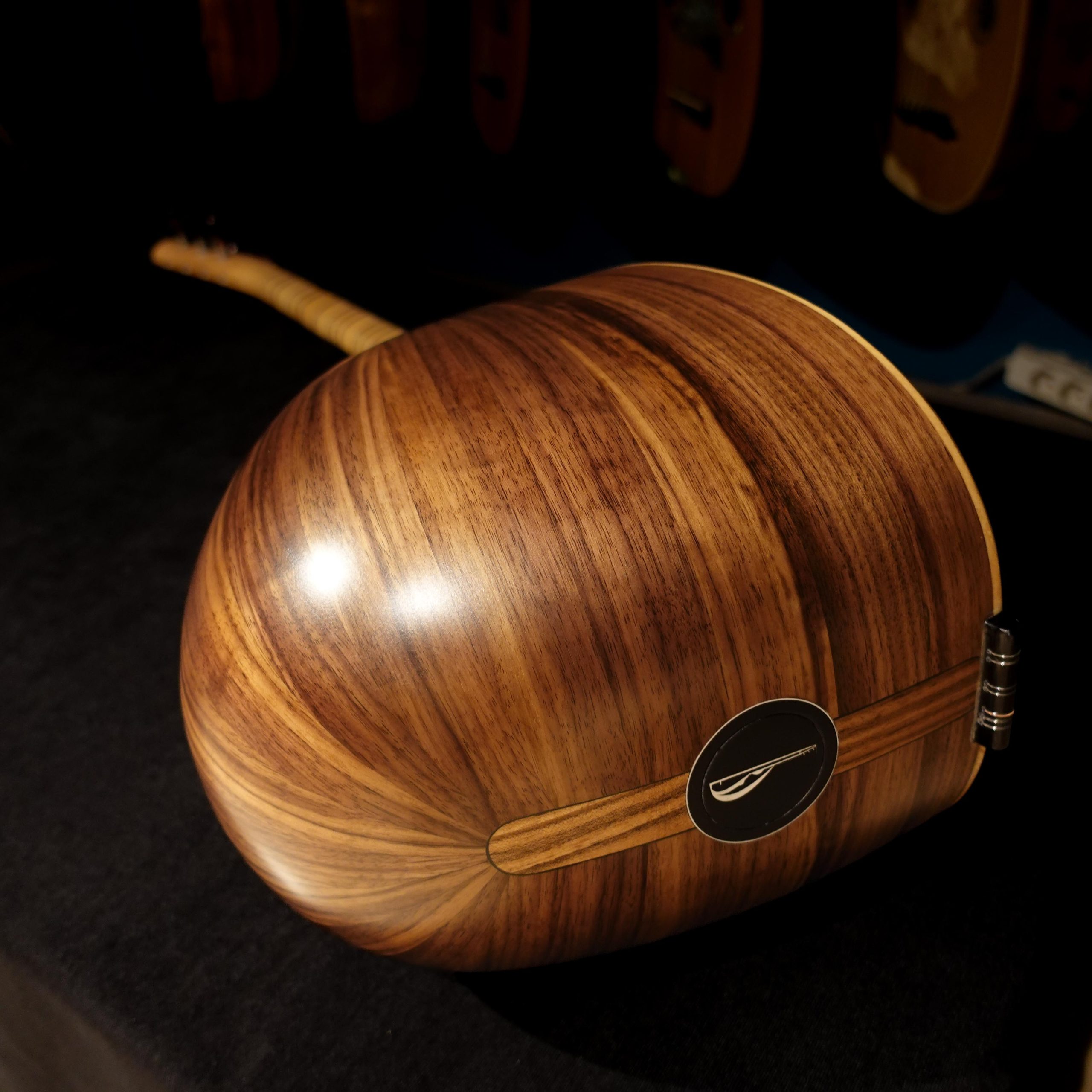 41 cm Ceviz Tekneli Kısa Saplı Bağlama - 0151 - Görsel 5